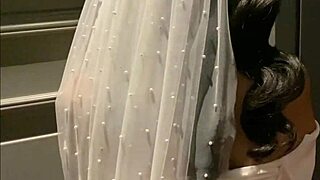 oh god, the bride's heart raced cheating on hubby at wedding, riding best friend's huge cock doggystyle bent over