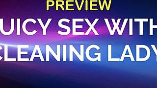 what if the cleaning lady's shaved pussy and big ass get ripped clothes and monster cock pounding?