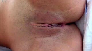 Petite college Latina teen stretches tight pussy around monster cock in homemade fun