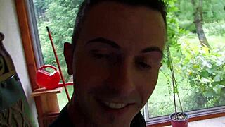 Doggystyle Pounding Shaved Pussy In Forest