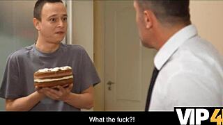 Lucky Soldier Fucks VIP4K Sons Petite Girlfriend with Small Tits in Uniform While Daddy Watches