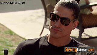 STEAMY HOT TUB KISSING TURNS TO HORNY SWINGER ORGY FUCK