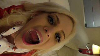 air hostess candee licious bares narrow ass for bbc cum swallow