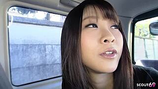Petite Japanese Teen Pickup Vibro Egg Orgasm Car Uncensored JAV!