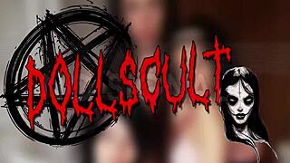 Stepsis and girlfriend give double footjob in pantyhose? Dollscult homemade!