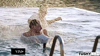 TUSHY BABY NICOLS CRAVES ANAL DRILLING IN FLAWLESS TIGHT ASS