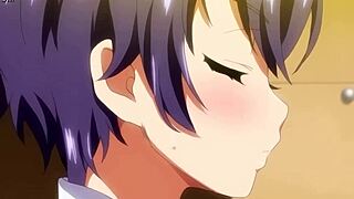 Virgin babe dives into first hentai cartoon ass pounding sex