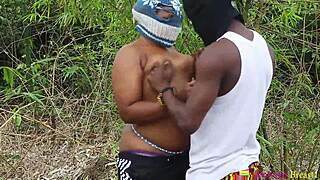 Village walk leads to bent over doggystyle pounding on ranch outdoors