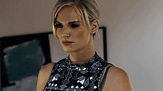 wife sneaks in to fuck cheating husband and busty waitress