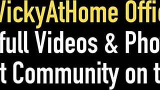 Vicky Vette Deepthroats Huge Cock at Office Before Big Tits Cum Blast Doggystyle