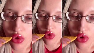 crunching these chips so loud makes me so horny asmr