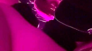 Horny Italian MILF Artemisia Love flashes shaved pussy publicly outdoors at night