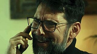 dominant husband controls his ebony wife in rough group threesome but she craves escape