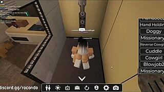 damn this hot roblox bitch takes doggystyle pounding hard!