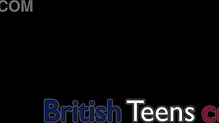 18 year old emo college student in lingerie gets roughly fucked and cum covered by her teacher