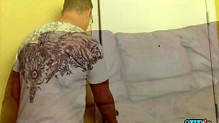 Asian slut bends over for nasty tight asshole anal creampie in heels