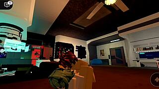 Monster Cock Uses Roblox Friend's Big Tits Ass for Multiple Cumshots!