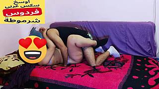 curvy arab mommy in lingerie begs for monster cock creampie doggystyle taboo