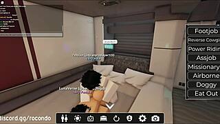 damn this hot roblox bitch takes doggystyle pounding hard!