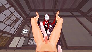 alpha pounds punishing gray raven hentai babe doggystyle to creampie