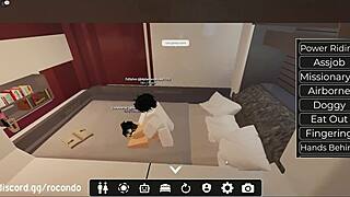 damn this hot roblox bitch takes doggystyle pounding hard!