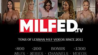 step-mom spies on 18+ step-daughter's milf lick fest... damn that's hot