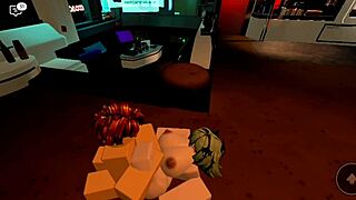 Monster Cock Uses Roblox Friend's Big Tits Ass for Multiple Cumshots!