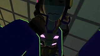 cyber girl begs outlaw to fuck her harder right now