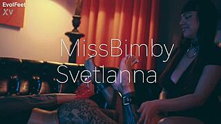 uhh no escape from my tickling mistress feet as she dominates my bound body with her sexy toes