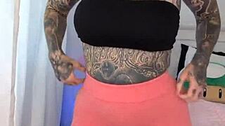 melody radford tries tight gym leggings in hot haul