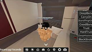 damn this hot roblox bitch takes doggystyle pounding hard!