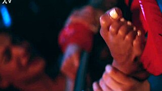 uhh no escape from my tickling mistress feet as she dominates my bound body with her sexy toes