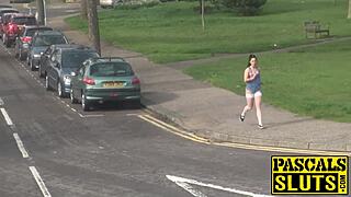 Fishnet stockings hide sub's hardcore pounding secrets