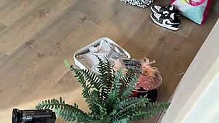 Skinny Brunette Cheerleader Big Tits Tease Turns Casting Handjob Fuck