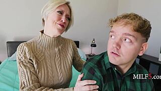 sharing bed with stepmom dee williams gone wrong 😈 big tits milf tempts me