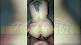 Milehicouple5280 pierced cock triggers her intense orgasm from blowjob to hardcore doggystyle cumshot