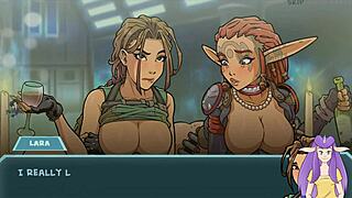 chanel 34 big tits threesome doggystyle strapon pounding