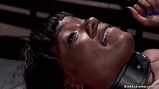 Gimp Slave Roughly Pounds Ebony Trainee Bound