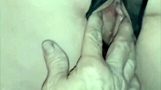 59yo tennessee slutwife pussy closeup dildo fucked bent on sawhorse