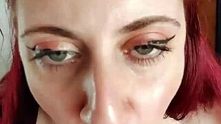 Argentinian Redhead's Big Ass JOI Welcomes Back Cuckold Boyfriend