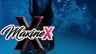 maxine x eagerly spreads for the masseur's huge cock deep inside