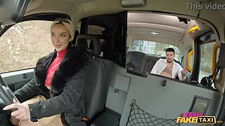Big Tits Czech Taxi Driver Rides Cock After Blowjob, But Who's Driving Now?