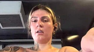 gym workout with no bra leaves me soaked and horny from stares