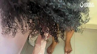 Jerk off watching me explode in her naughty morena ass?