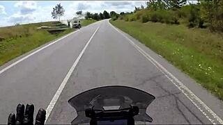 Pickup Turns Bike Ride Into Outdoor Deepthroat Pussy Ride Cuckold Style.