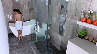 oh man my petite stepsis is riding stepbros huge cock so deep 😩