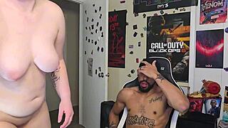 redhead gamer girl pauses sessions for bbc creampie in her squirting pussy pt2