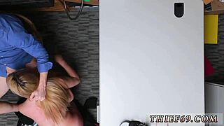 Blonde Cop Arrests Petite Teen