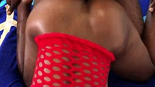 Wow hot black babe pounded doggystyle can you take it