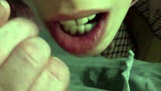 hey come cuddle with petite candie cross in fishnets